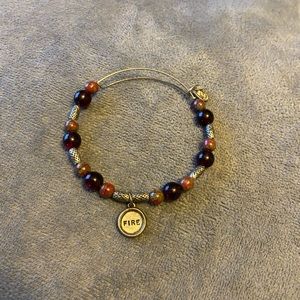Alex and Ani red beaded bracelet